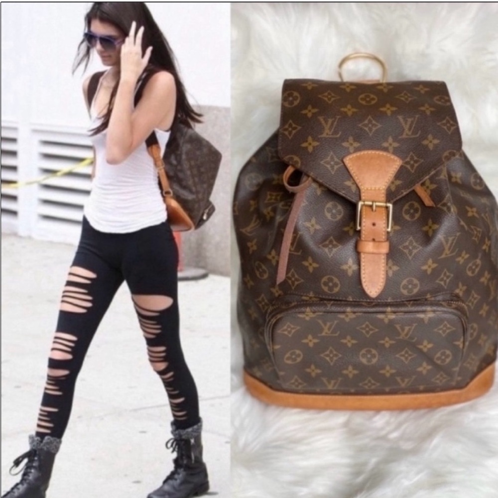 Louis Vuitton Leather Montsours MM Backpack - Picture 14 of 15